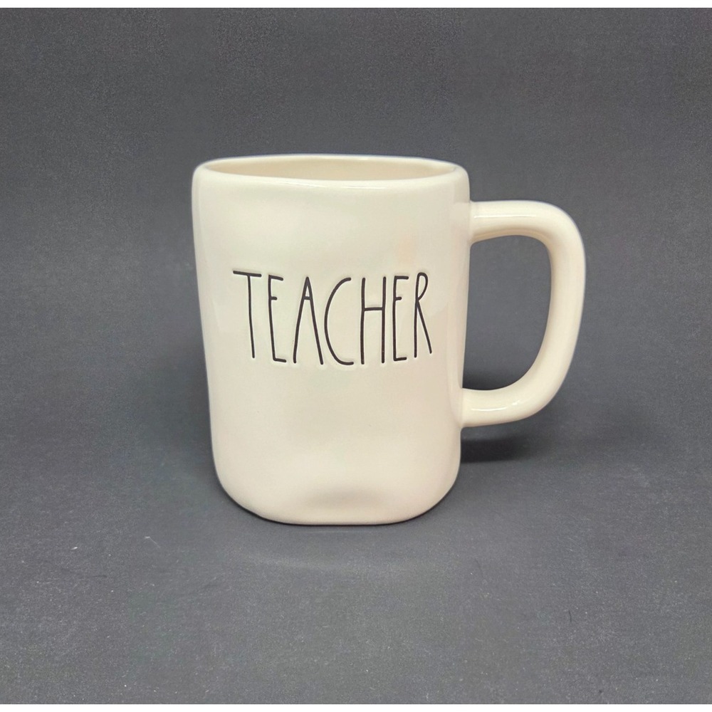Rae Dunn Artisan Collection by Magenta TEACHER Ceramic Coffee Cup/Mug